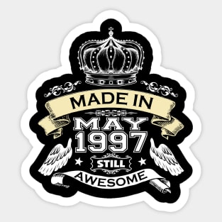 Made in May 1997 Still Awesome Sticker